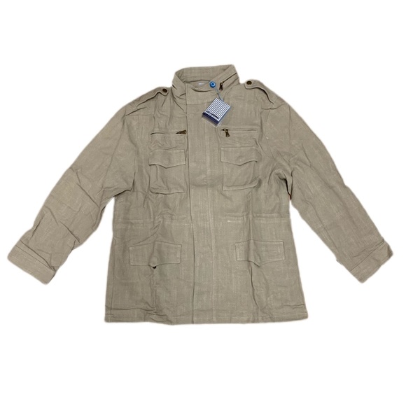 NWT! 🇫🇷 Les Canebiers Military-Style Jacket - Picture 2 of 8
